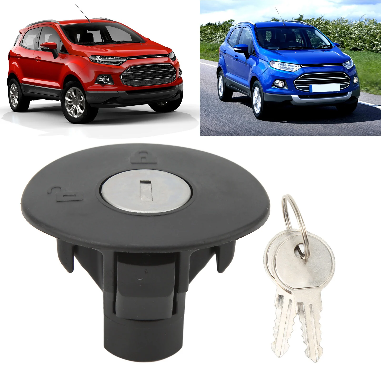 

Запирающаяся крышка бензобака Крышка топливной пробки 8U5A‐9C268-B с заменой 2 ключа для Expedition Ecosport Edge Explorer Mustang