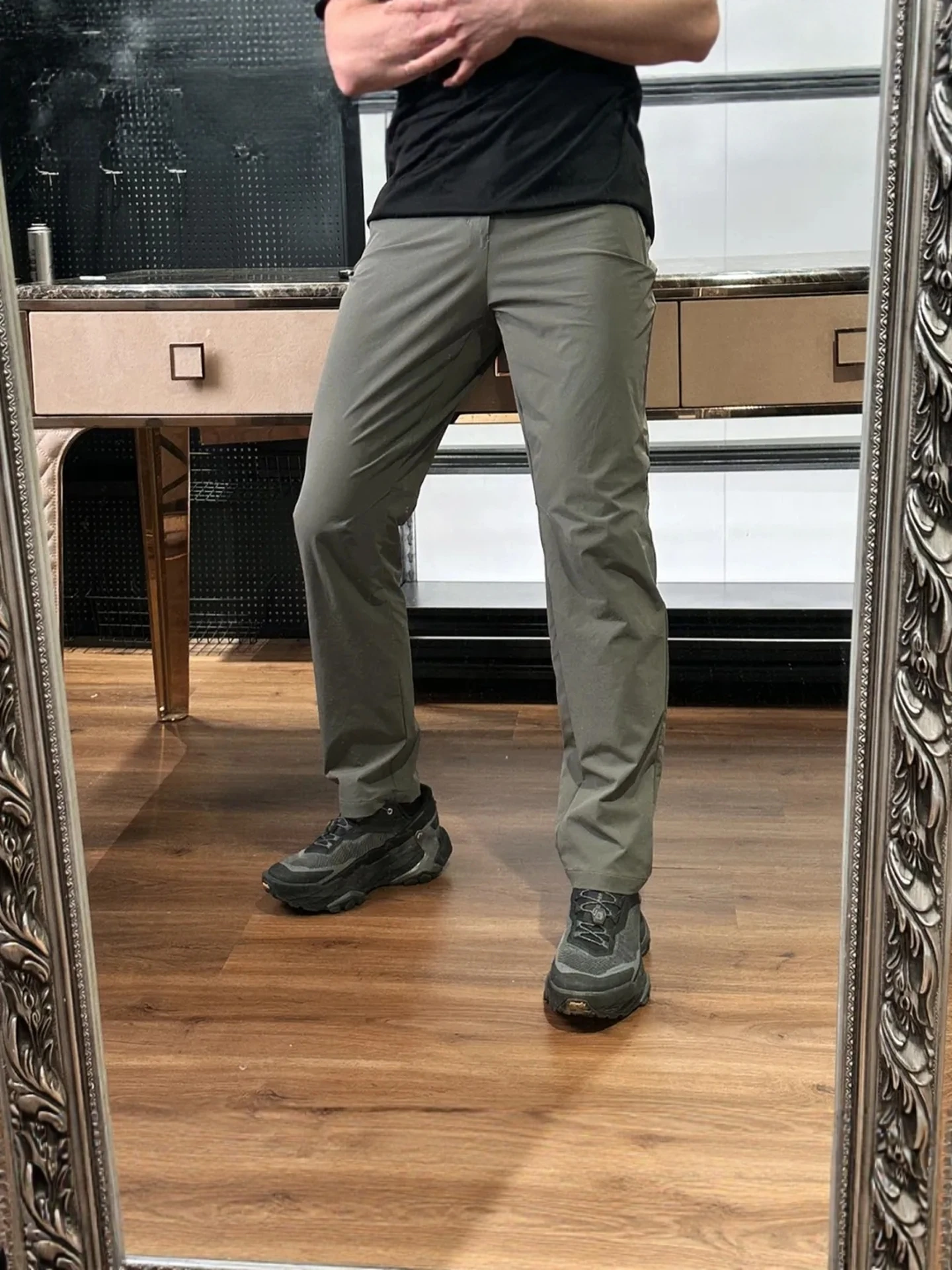 Four-Way Stretch Outdoor Casual Pants Windproof Breathable Wear-Resistant Water-Repellent Sweat-Wicking Soft  Trousers