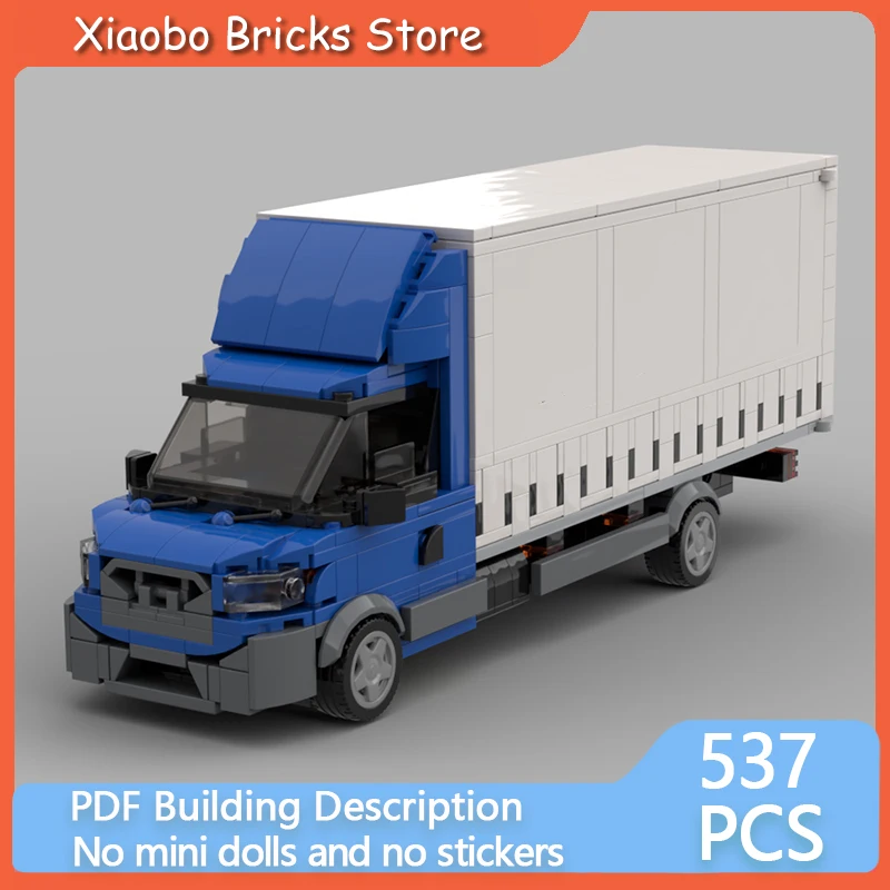 

Модель автомобиля городской службы MOC, строительные кирпичи, транзит Longhaul, фургон, модульная технология, подарки, праздник, сборка, детские игрушки, костюм