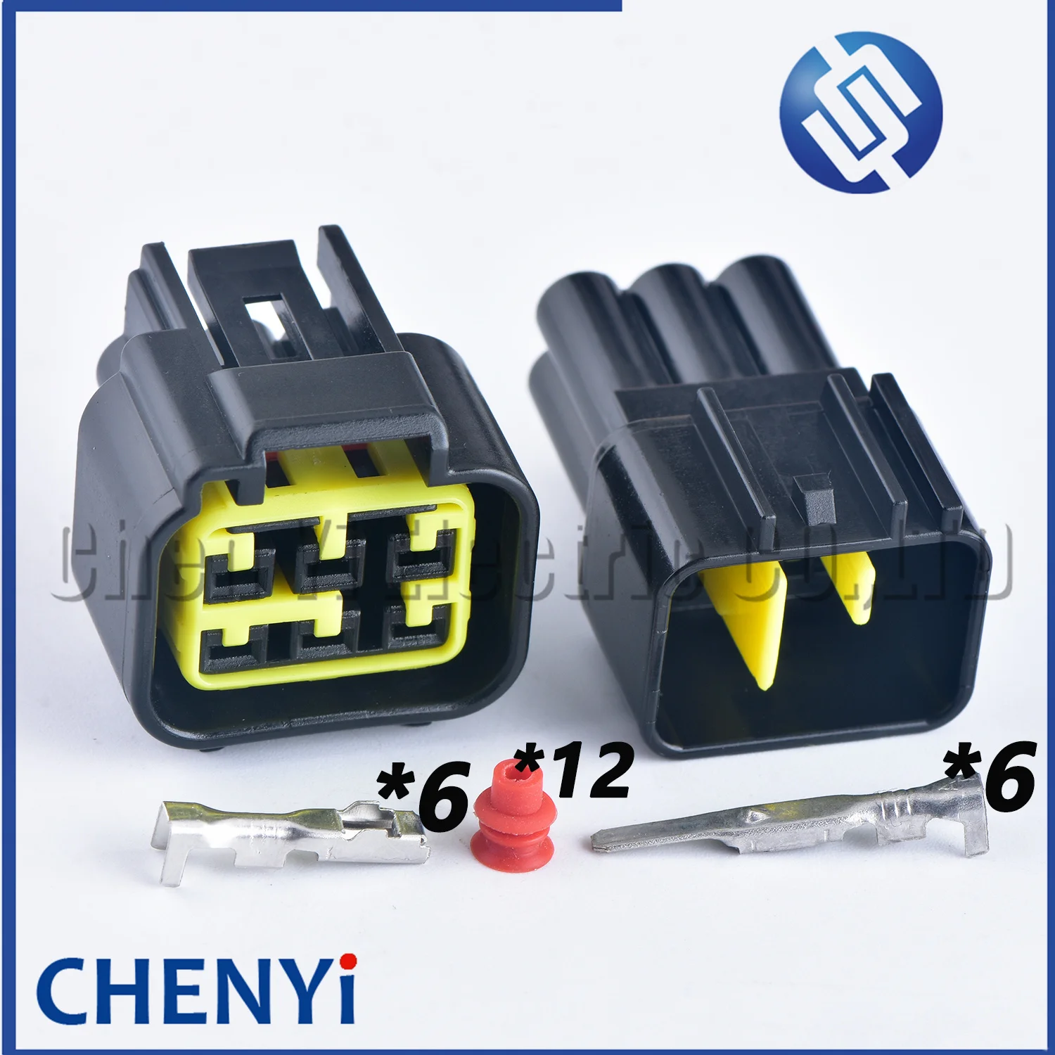 5 set 6 Pin Window Lifter Wire Connector High-voltage Ignition Coil Plug FW-C-6F-B FW-C-6M-B For motorcycle Ford Mondeo ISUZU