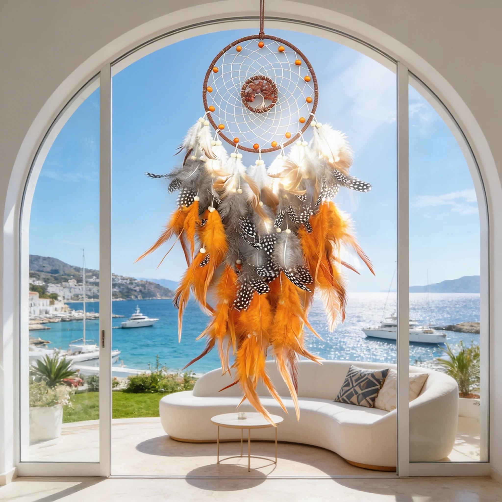 Dreamcatcher Wind Chime Decorations: Classic, Original Home Decor for the Living Room and Bedroom Unisex Holiday Gifts Presents