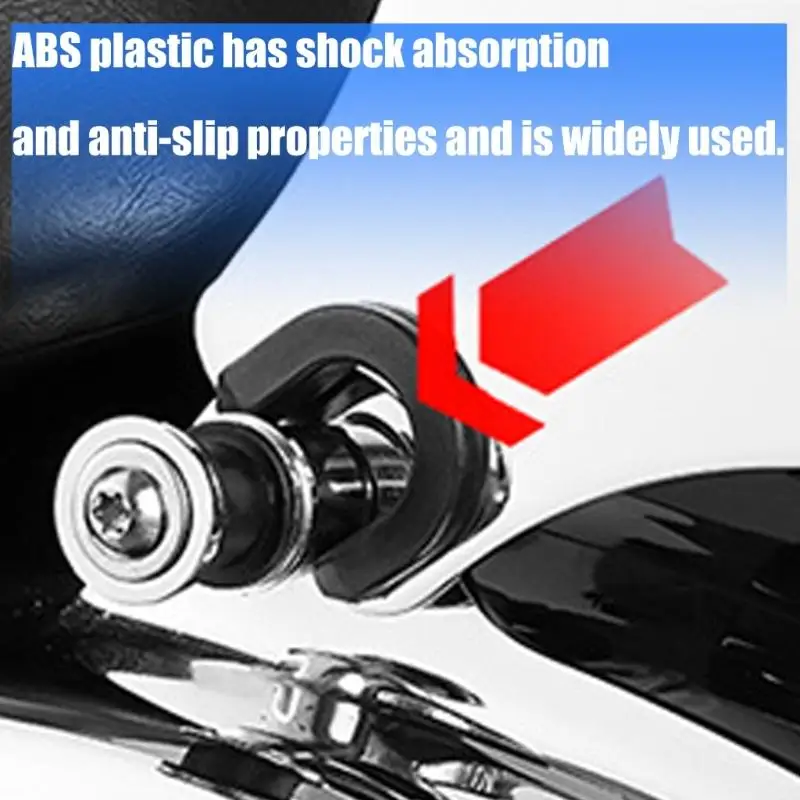 Motorcycle Bar Backrest Docking Point Bushing Grommet for Street Luggage Rack Bushing Motorbike Accessories