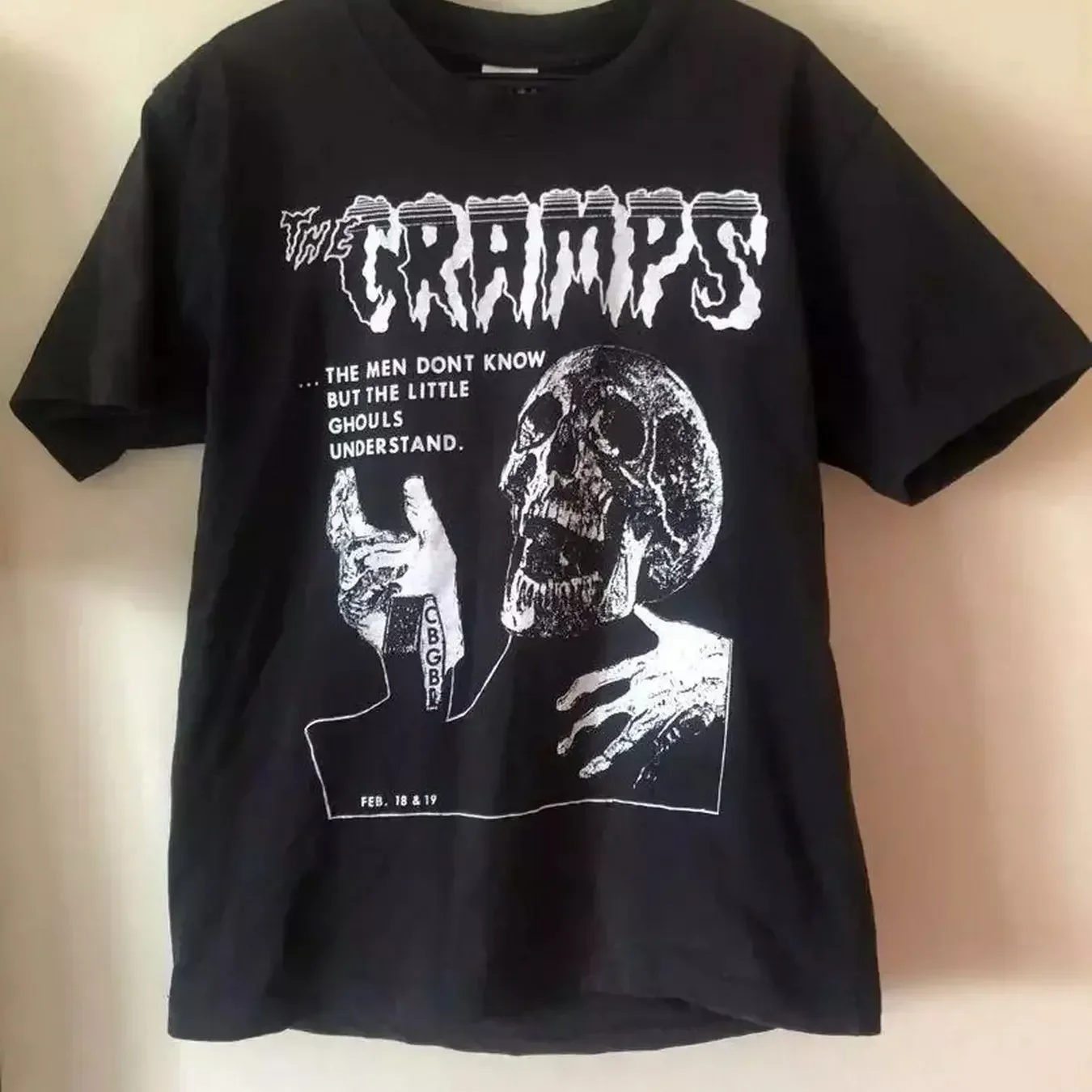 The Cramps Punk Rock Band Pattern T-Shirt Summer New Men's Women's Retro Fashion Streetwear