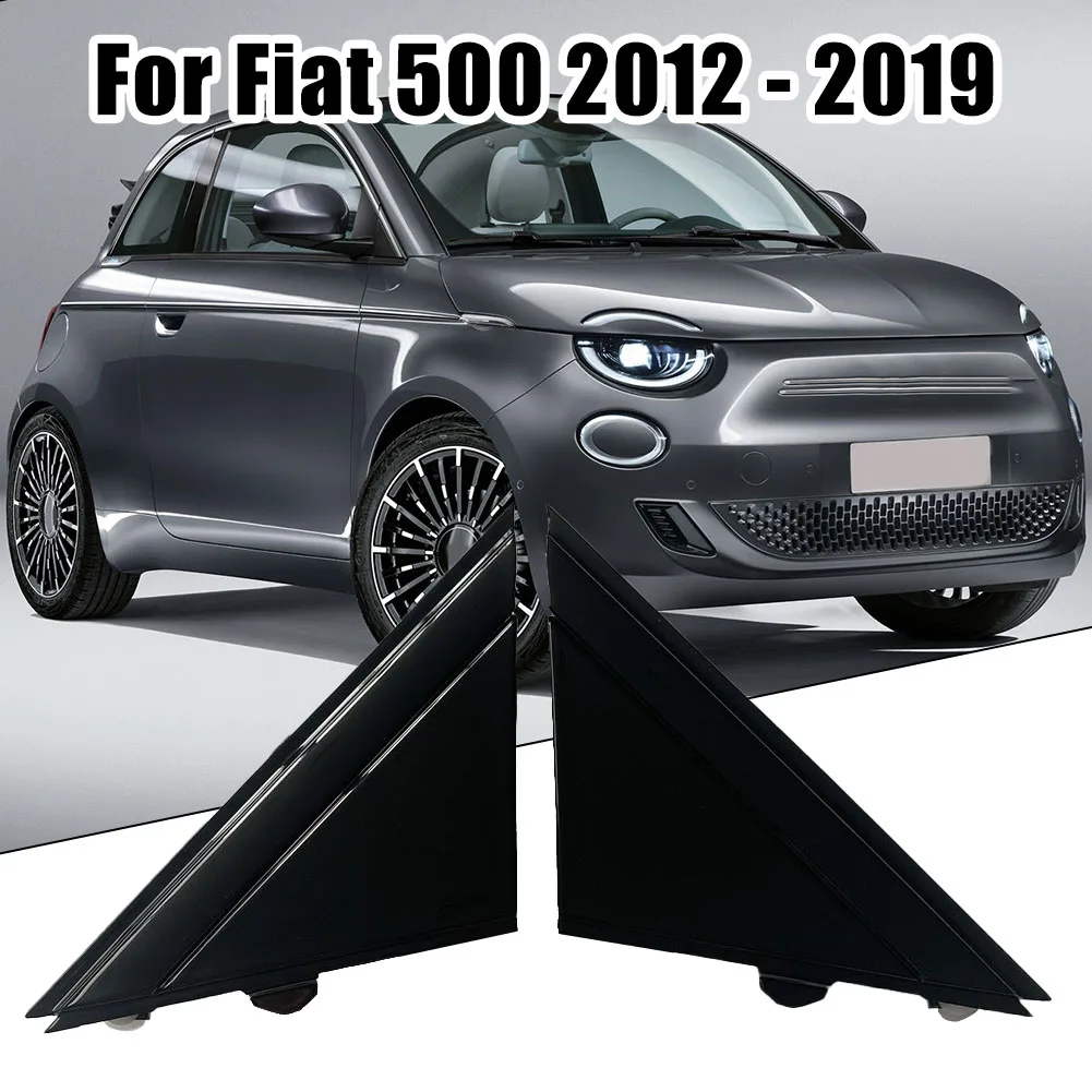 

Parts Mirror Triangle Trim Plate Left & Right Trim Plate 1 Pair 1SJ85KX7AA 1SD00KX7AA Accessories For Fiat 500