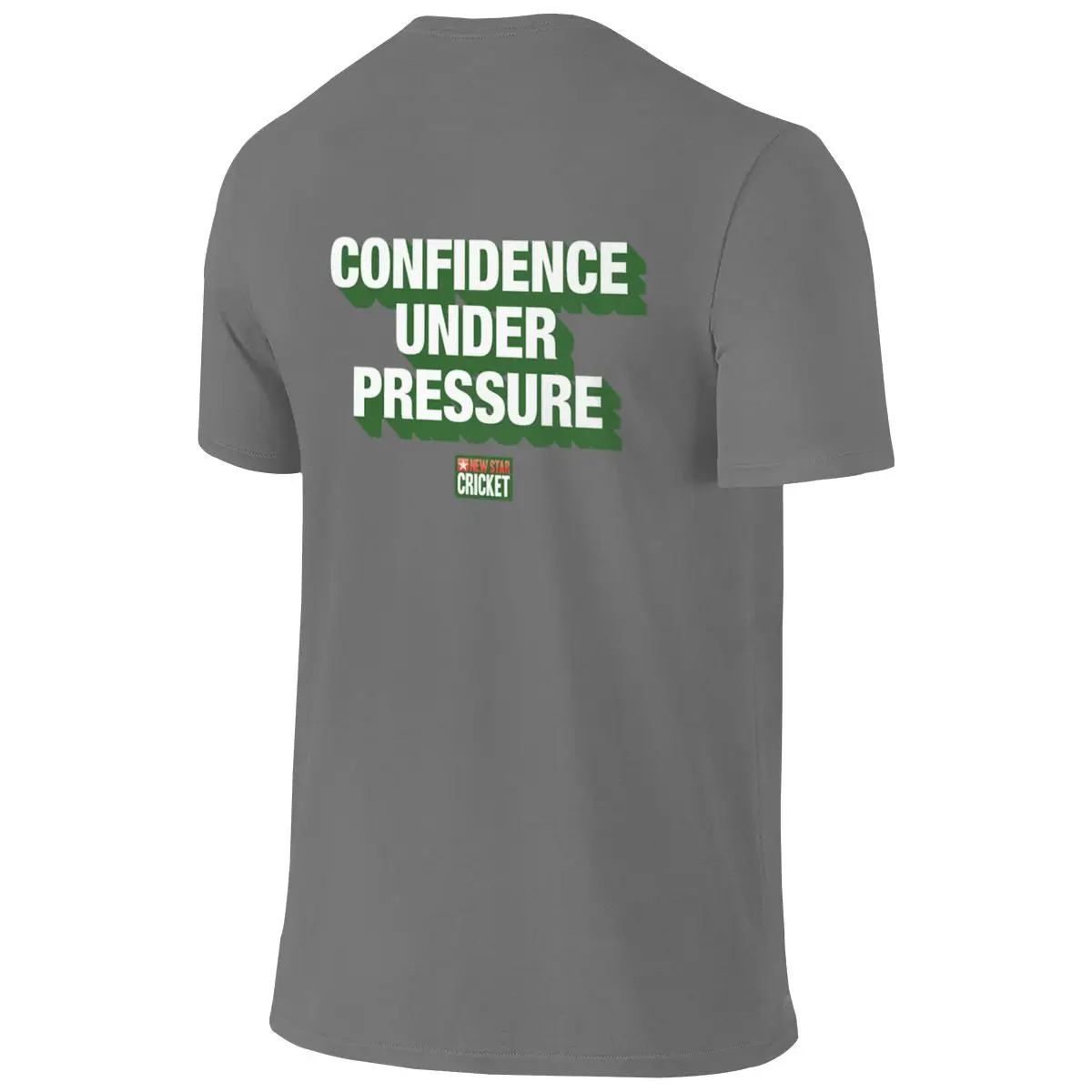 New Star Cricket Confidence Retro Hong Kong Style Reversible T-shirtKorean-Style Vibe Fade-Resistant Short Sleeve