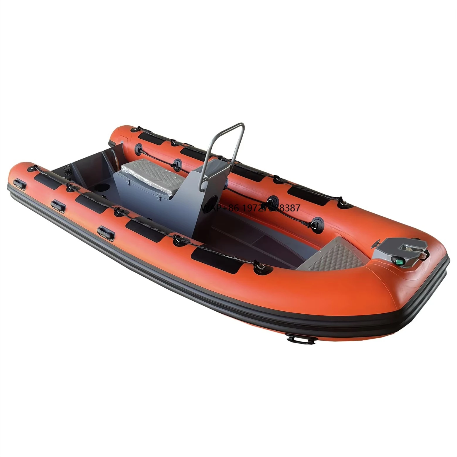 

16ft Rib480 Rigid Hull High Speed Welded Aluminum RIB Inflatable Fishing Boat for Sale