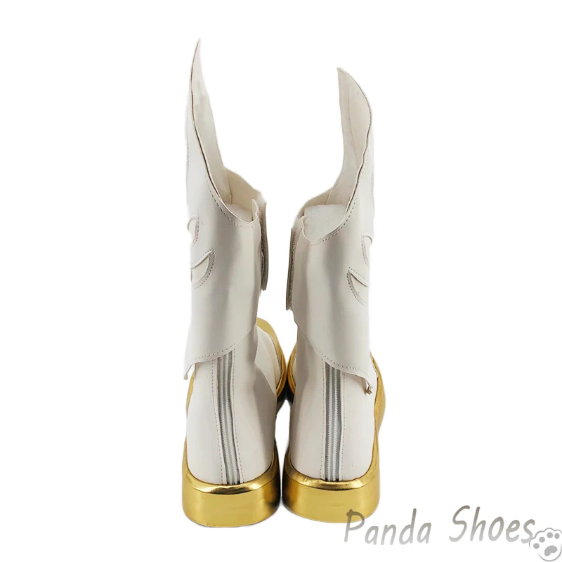 Genshinimpact Traveller Lumine Cosplay Shoes Anime Game Cos Long Boots Lumine Cosplay Costume Prop Shoes for Con Halloween