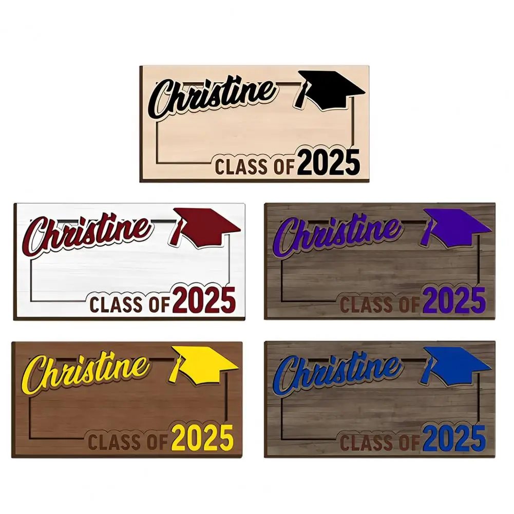 ของขวัญสําเร็จการศึกษาผู้ถือเงินไม้ Class 2025 ผู้ถือเงินสด Graduation เงินสดผู้ถือของขวัญ Keepsake สําหรับ University Graduates