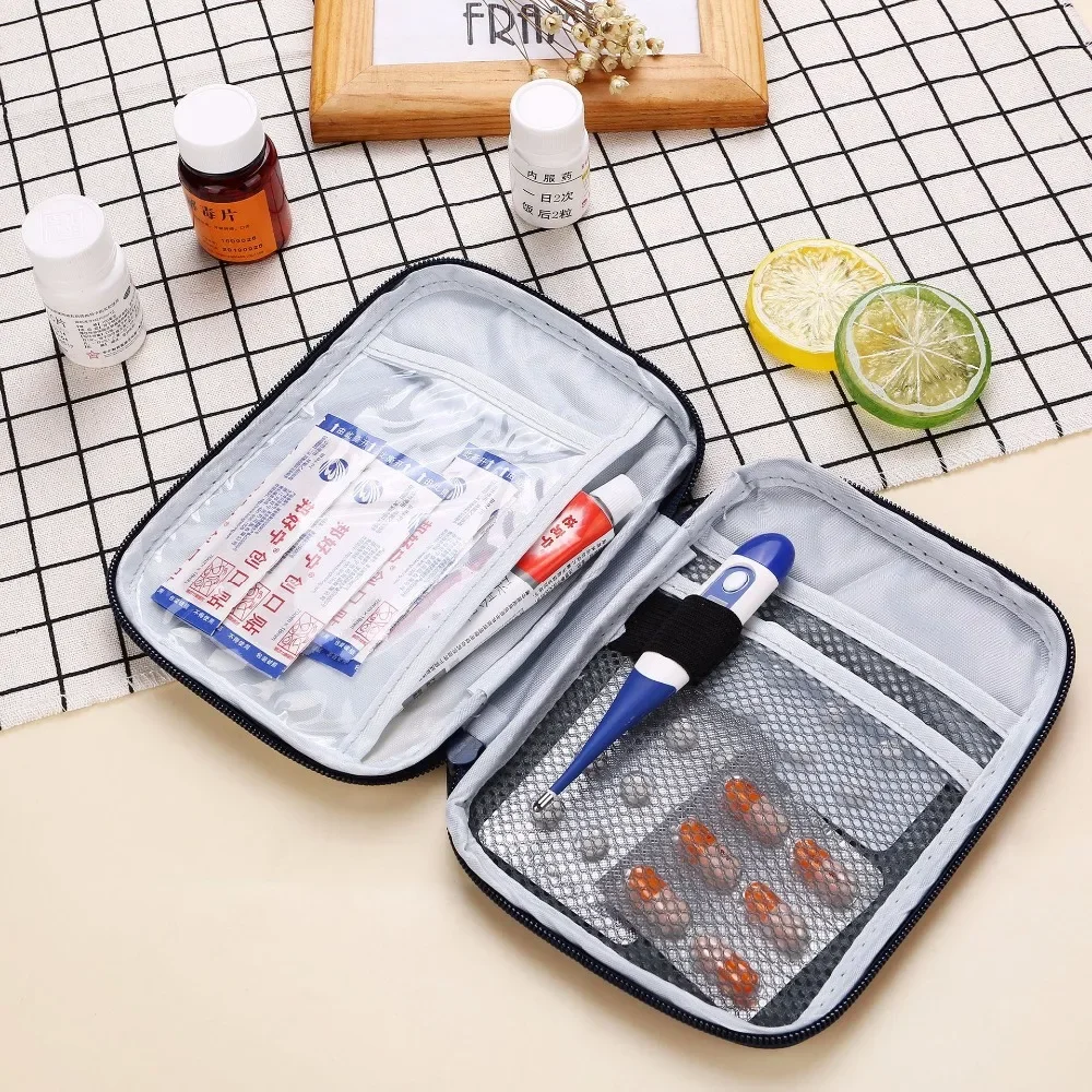 Mini Outdoor Airst Aid Kit แบบพกพา Drug ชุดชุดฉุกเฉินขนาดเล็ก Drug แยกกระเป๋า