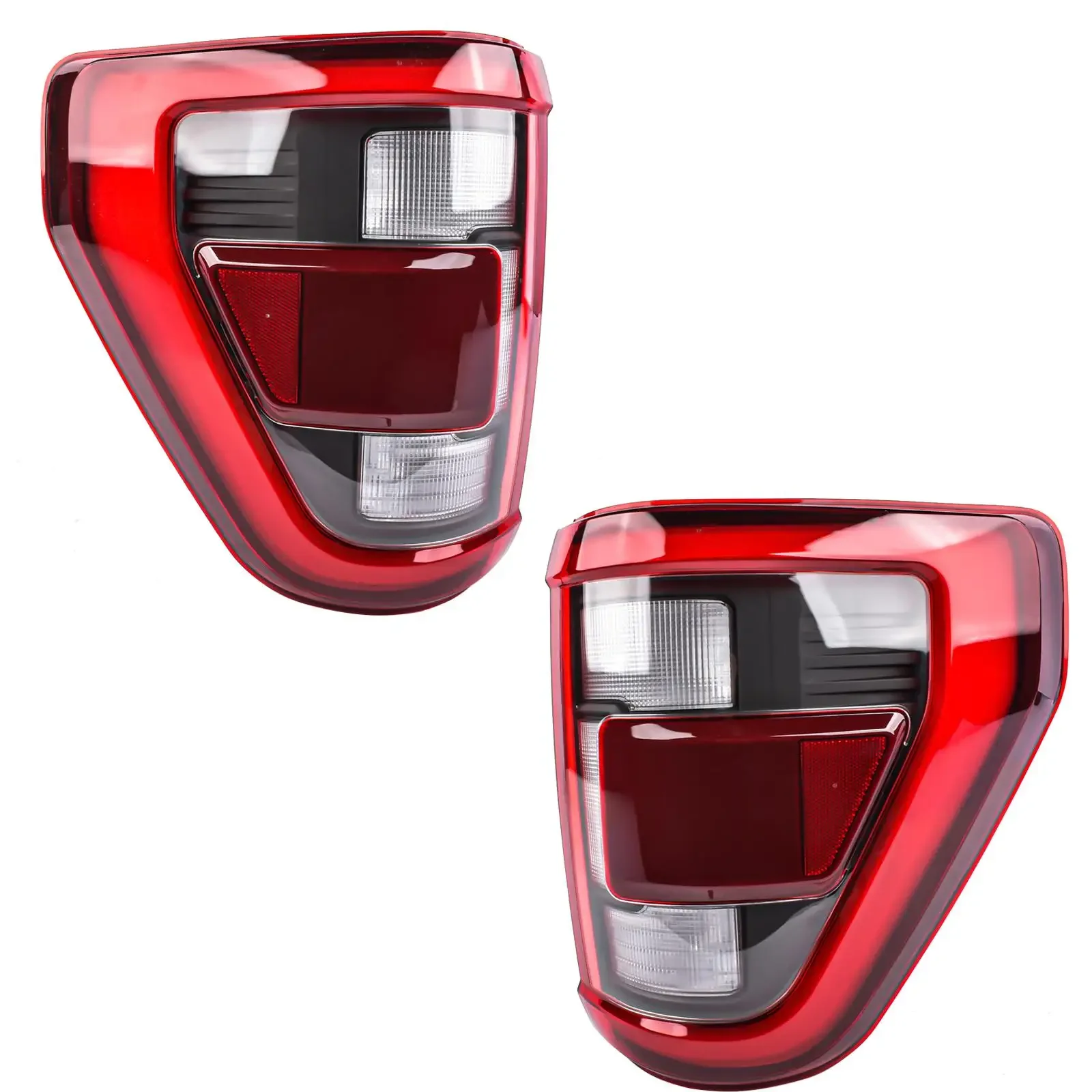 AP03 Taillight Assembly LED Rear Lamps with Blind Spot r & LH for Ford F-150 2021-2023