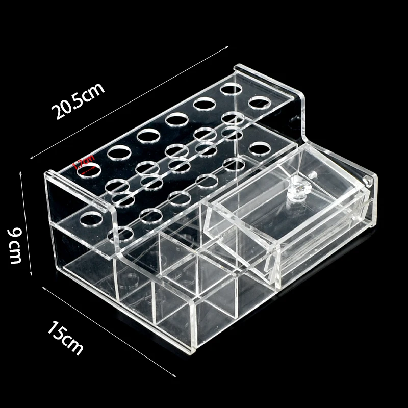 1Pcs Dental Acrylic Organizer Adhesive Placement Syringe Frame Applicator Dispenser Holder Case for Dental Supply