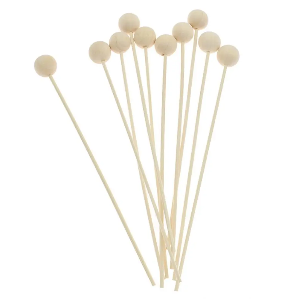 10pcs 17/21/26CM Wood Ball For Fragrance Diffuser Aromatherapy Rattan Reed Sticks DIY Home Decoration