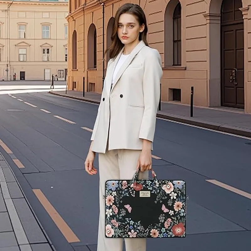 Torba na ramię na laptopa dla MacBook Air Pro M5 M4 M3 M2 M1 13 14 15 16 17,3 cala Dell Lenovo HP Asus, etui dla mężczyzn i kobiet — zdjęcie produktu 6