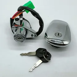 Ignition Switch Fuel Gas Cap Key for Suzuki VS750 Intruder 750 1985-1991 VS800 Intruder 800 1992-04 VS1400 Intruder 1400 1987-04