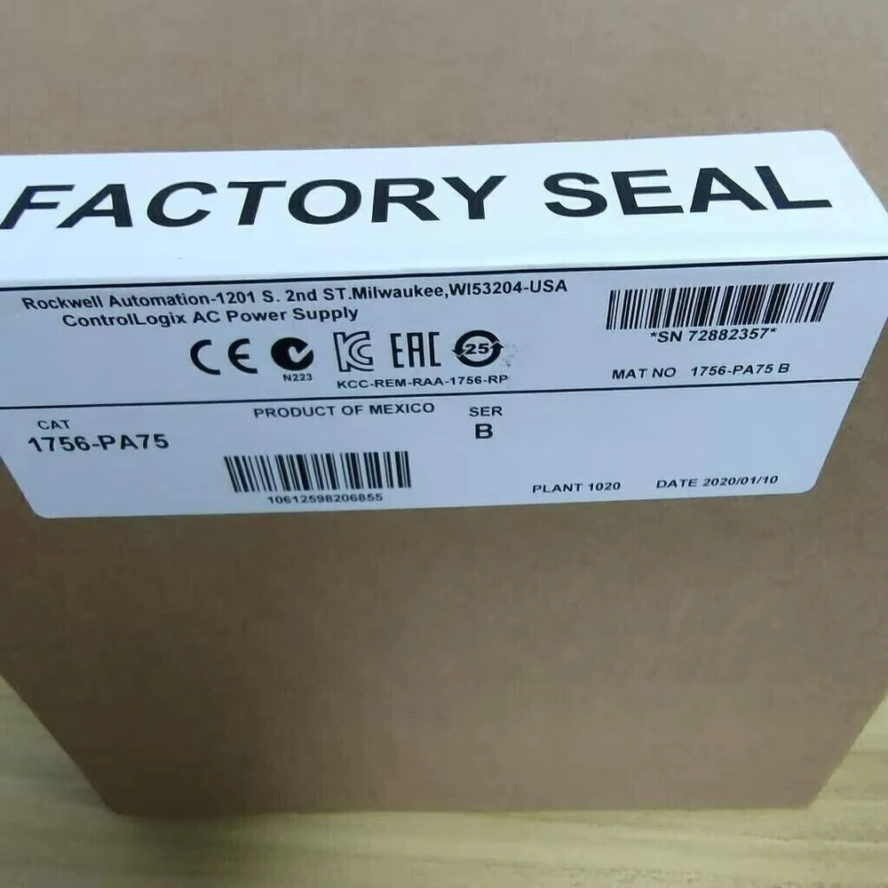 Alimentation électrique SER B AC, 1756-PA75, 1756PA75