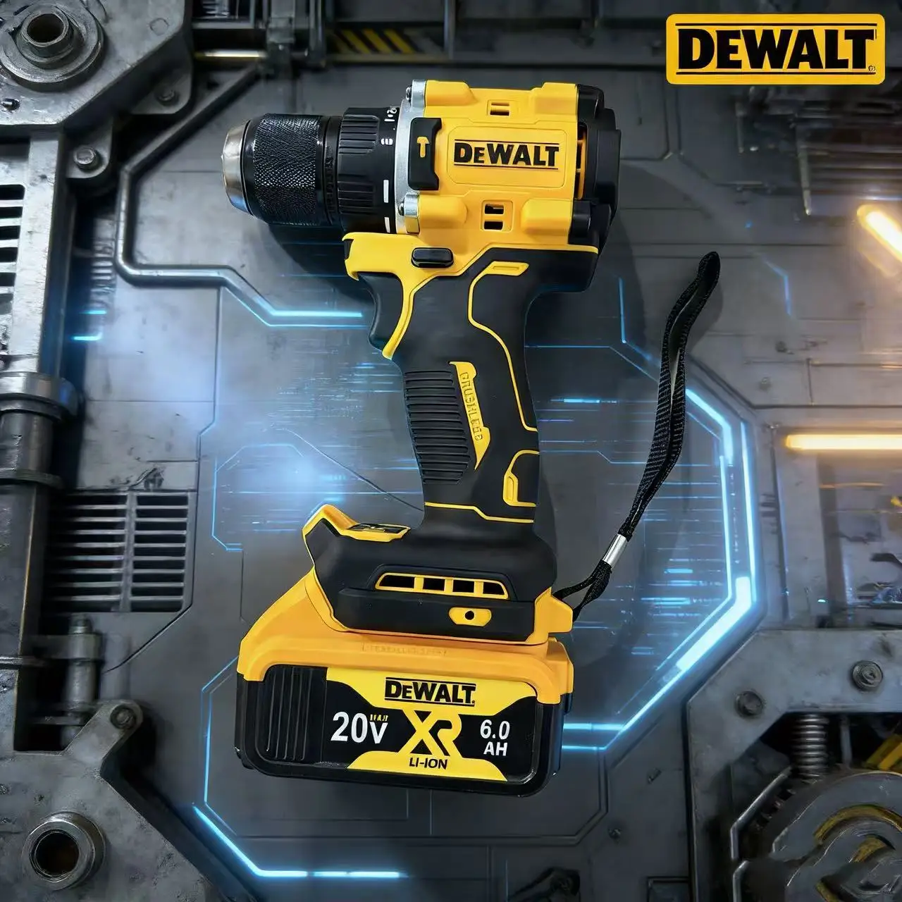 

Аккумуляторная бесщеточная ударная дрель-шуруповерт DEWALT 20V (модель DCD805) 2026 года, без аккумулятора