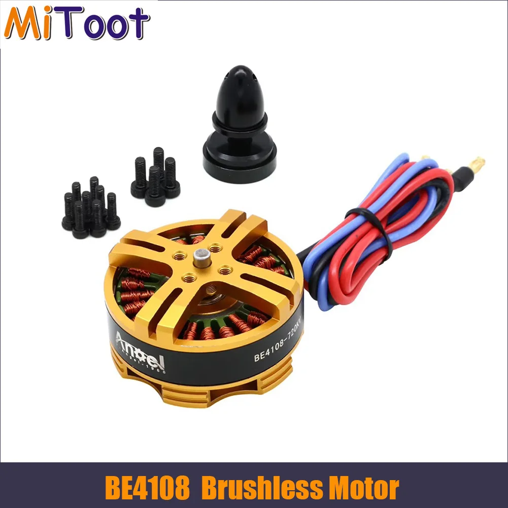 RC BE4108 Brushless Motor 380KV 580KV 720KV External Rotor High Speed Motor For RC Multi Axis Drone