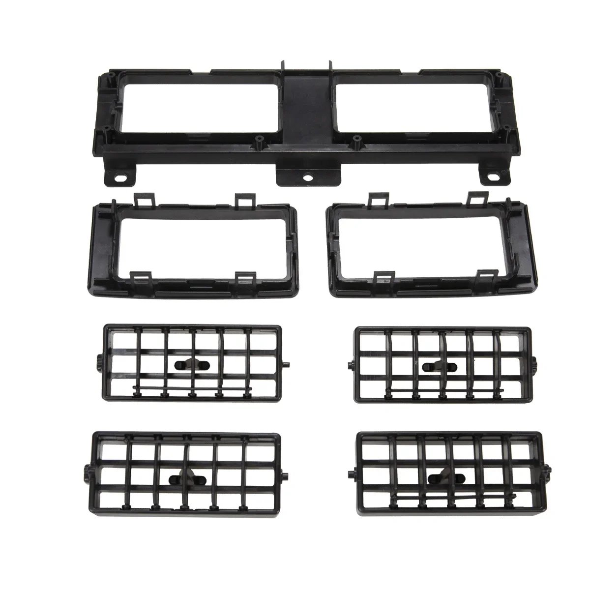Set griglia di sfiato AC riscaldatore cruscotto per pickup hardbody Nissan Navara D21 1986-1997