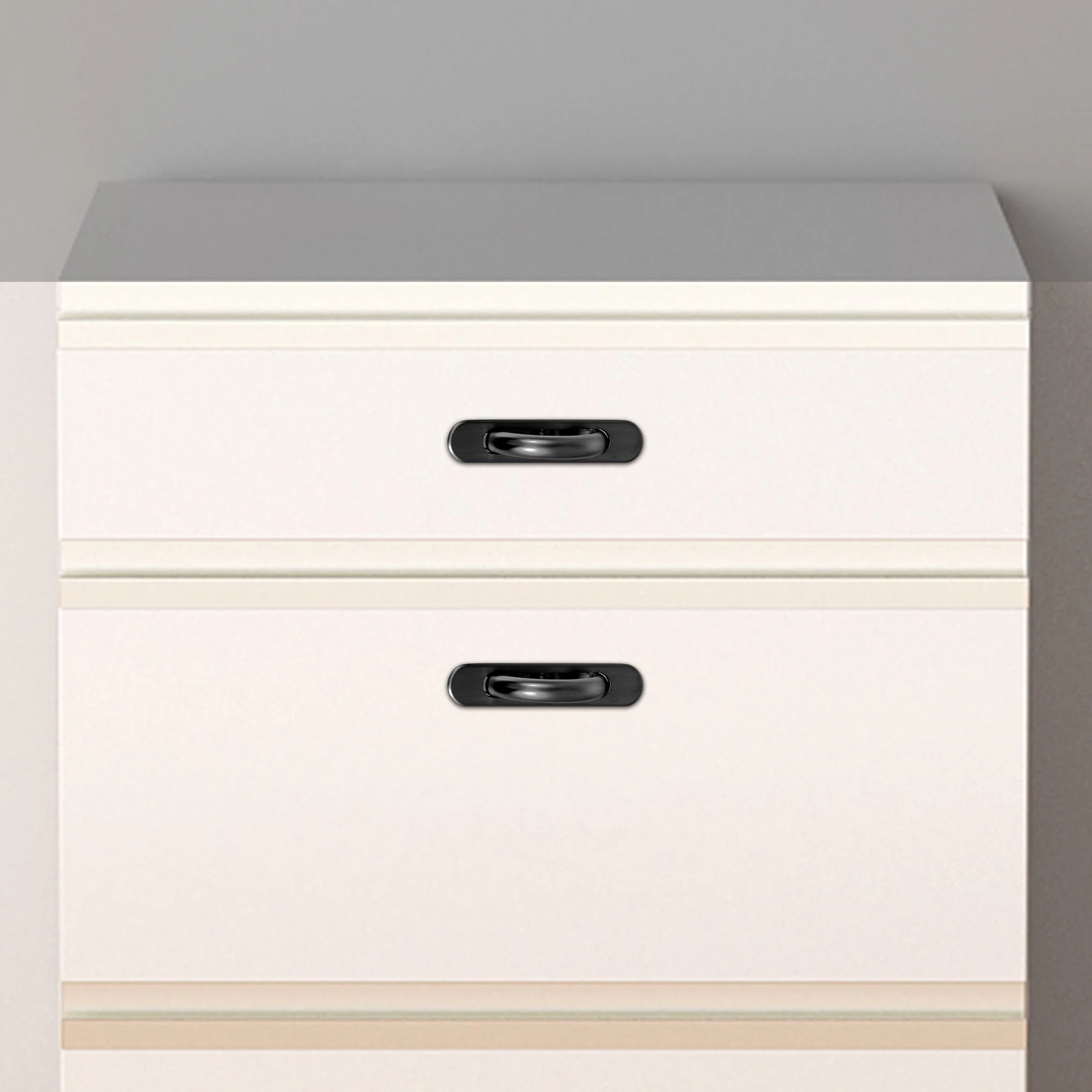 

Aluminum Zinc Alloy Concealed Sliding Door Handles for Cabinets Drawers Flush Pulls Durable Corrosion Resistant Ergonomic