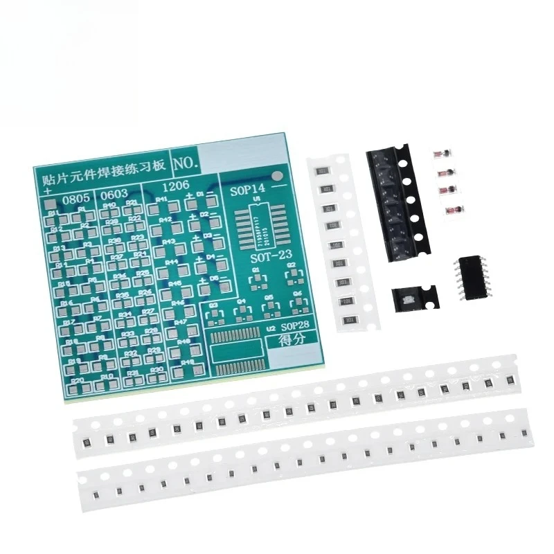

DIY kit 77PCS component board SMT welding practice board