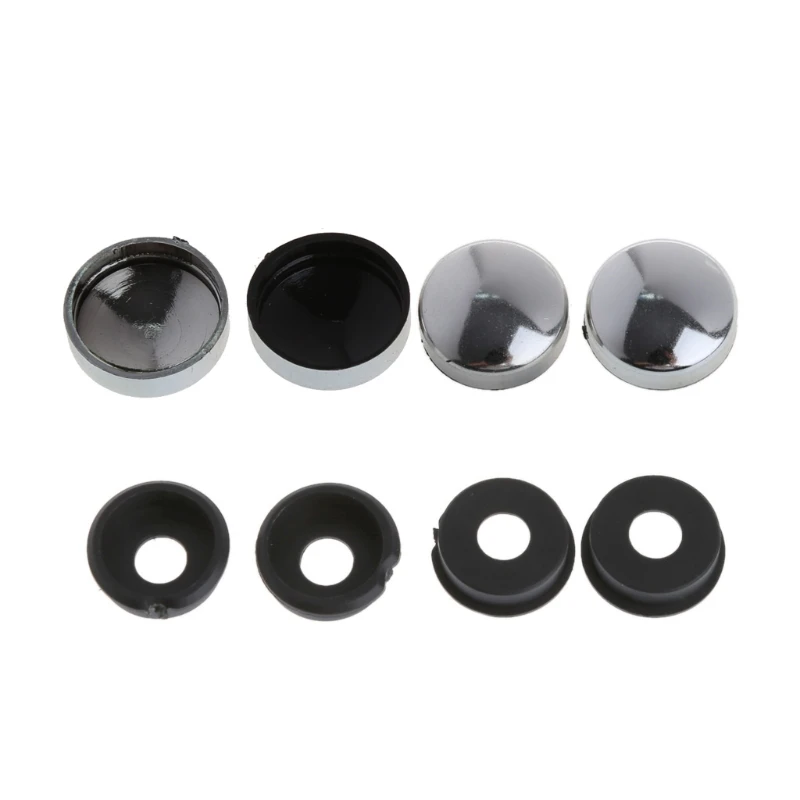 8Pcs Car Truck License Plate Bolts Frame Fixed Fasteners Screws Plastic Nut Security Plate Mounting Screws