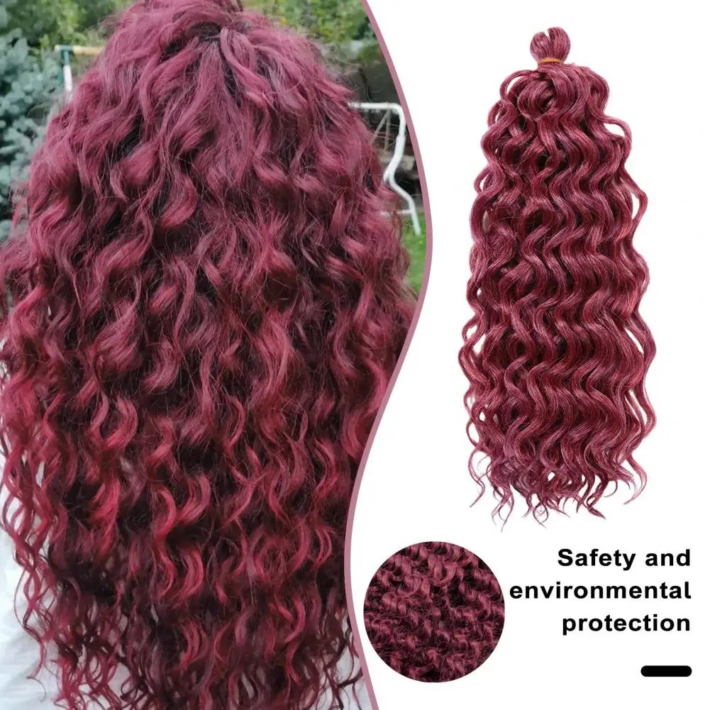 

Loose Deep Wave Hair Extensions High Temperature Wire Russian Wig Hair Bundles Wet And Wavy Brazilian Virgin Style Synthetic Wig