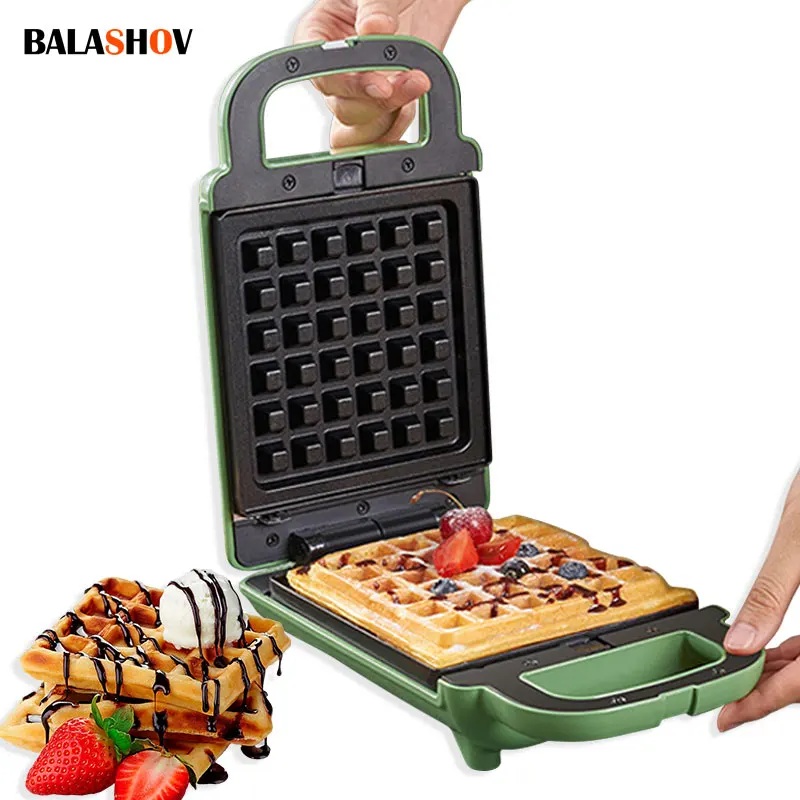 Multifunction Electric Sandwich Maker Toaster Making Machine Breakfast Sandwiches Waffles Roast Meat Omelette Breakfast Molds