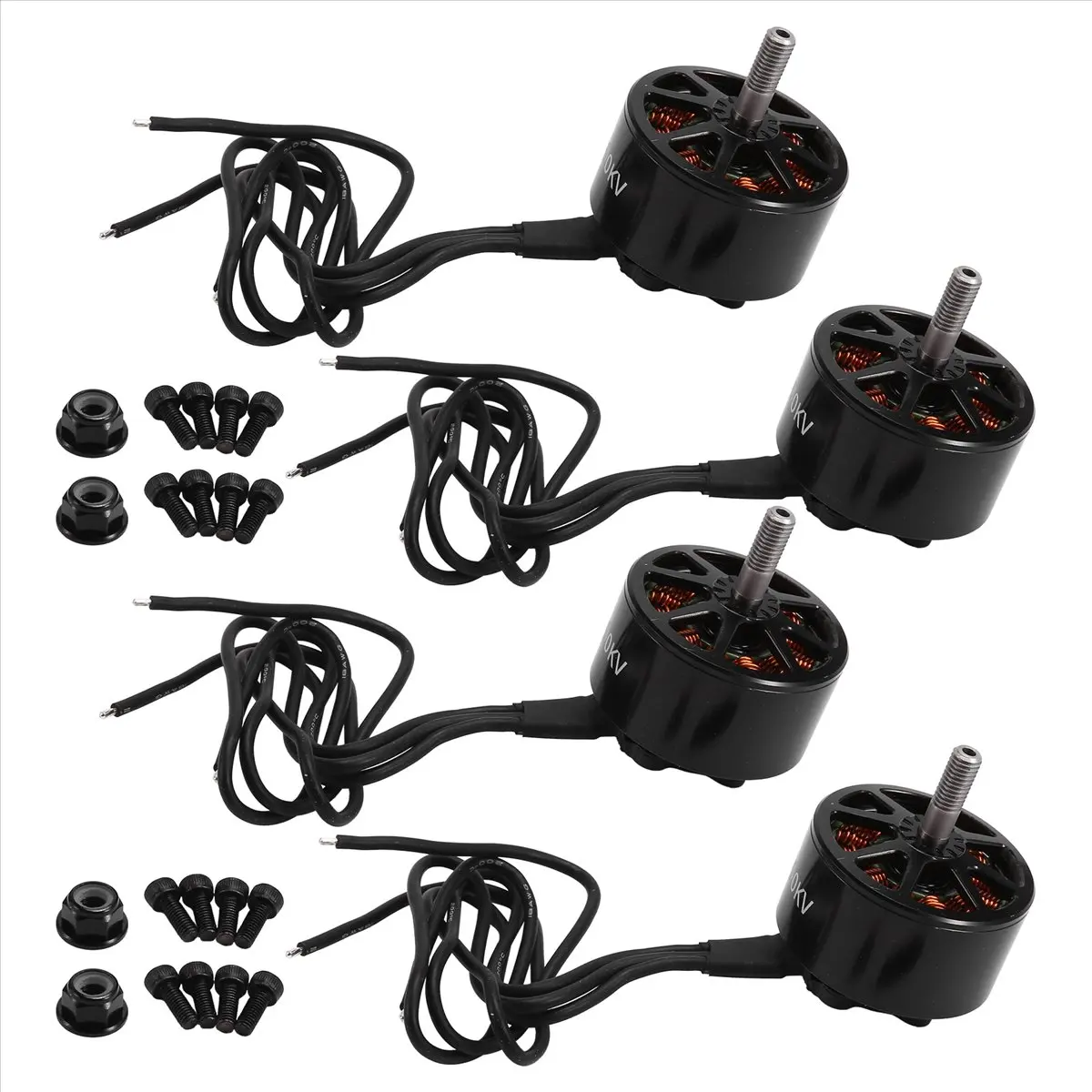 AT42 4Pcs 3115 900KV 3-6S Brushless Motor for RC Multirotor X-Class FPV Cinelifter Taurus X8Pro Protek60 FPV Camera Kit Done