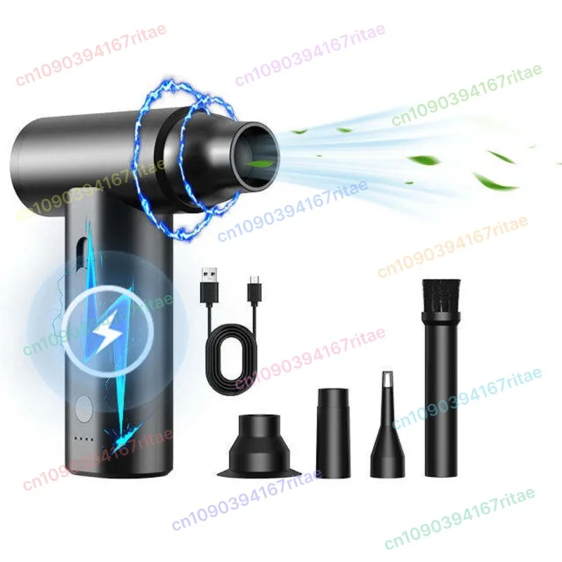 

Home Car Dual Purpose Cleaning Keyboard Computer Case Car Dust Blower Portable Wireless Car Violent Fan