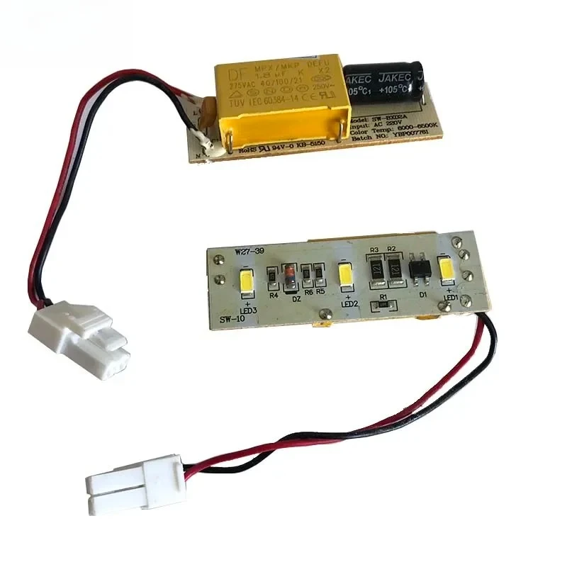 2PCS 41041487 Hoover & Candy Fridge Freezer PCB Circuit Board SW-BX02A W27-39 LED Light Assembly