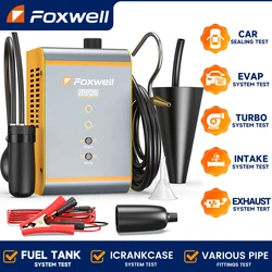 FOXWELL 자동차 연기 발생기, 자동차 EVAP 연기 기계 진단 테스터, 진공 연료 파이프 오일 누출 감지기, SD201, 12V