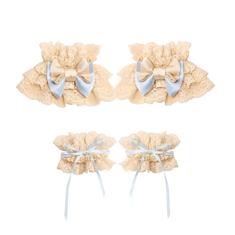 vintage-ruffled-lace-wrist-cuffs-for-women-sweet-bow-ribbon-decorated-short-arm-cuffs-cosplay-party-costume-accessory