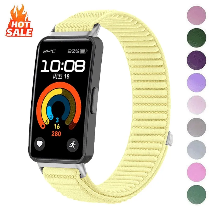 Correa de nailon para Huawei Watch 10 9 8, correa elástica para Huawei Band 8 9 10, accesorios de repuesto para pulsera deportiva