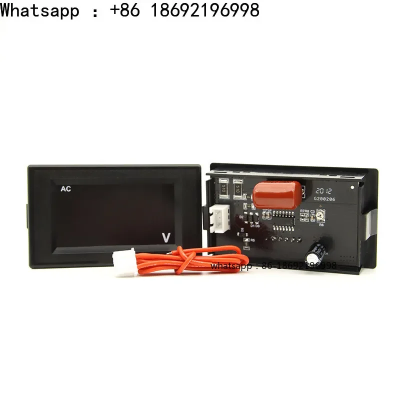 DL85-20 AC Voltage Meter, Digital Display Two-wire Voltage Meter Head LED Digital Tube Display AC220V Display
