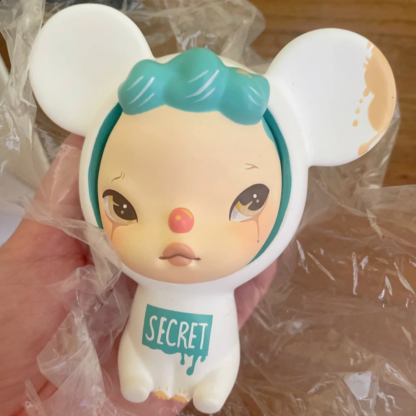 Sooya Collection Ban Mouse Little Painter Watercolor Graffiti Figure Toy Imagine Emo Designer Art Collection Doll BAN BOO