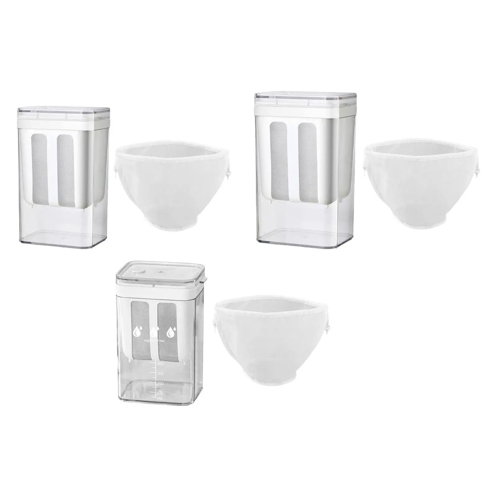 Yogurt Maker Strainer Lightweight Easy to Clean Reusable Multipurpose Whey Separator for Home Desserts Homemade Cheese Tabletop