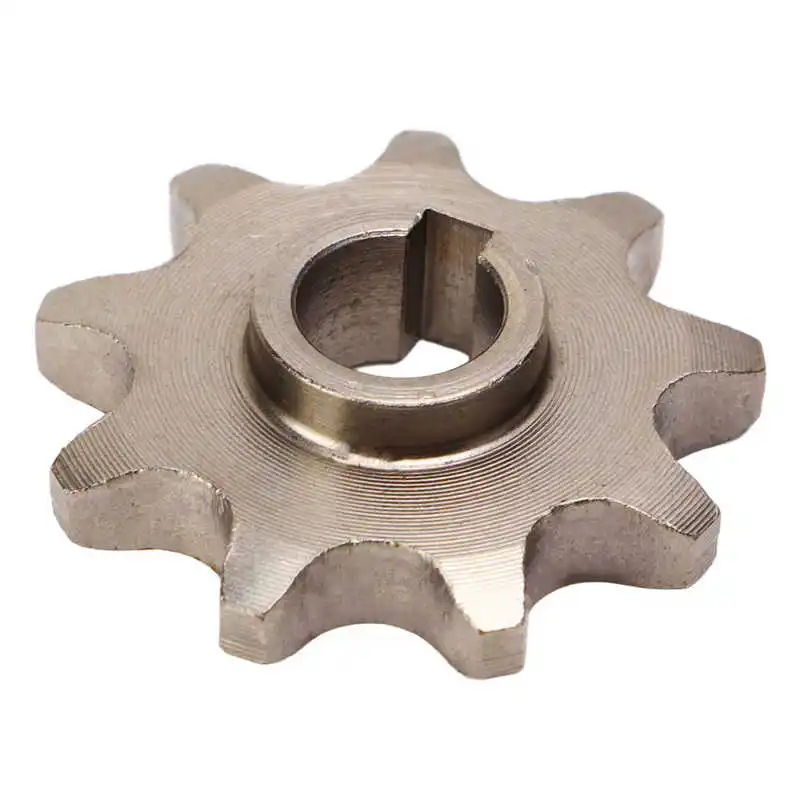 420 9 Tooth Sprocket for MY1016Z2 MY1016Z3 MY1018 Geared Motors High Accuracy Carbon Steel Easy Installation Motor Sprocket