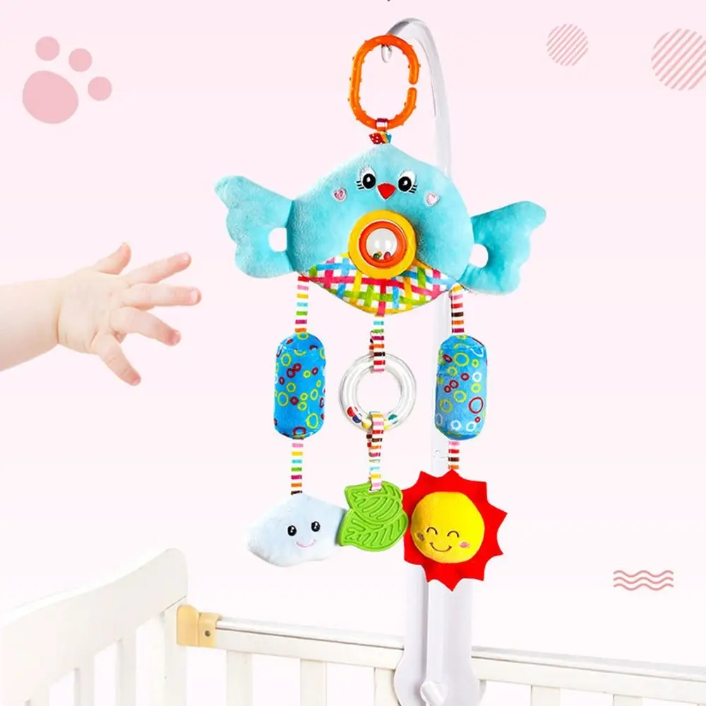 ソフトぬいぐるみ感覚ベビーカーペンダント C クリップ回転赤ちゃん開発ハンドルおもちゃ視覚開発おしゃぶり