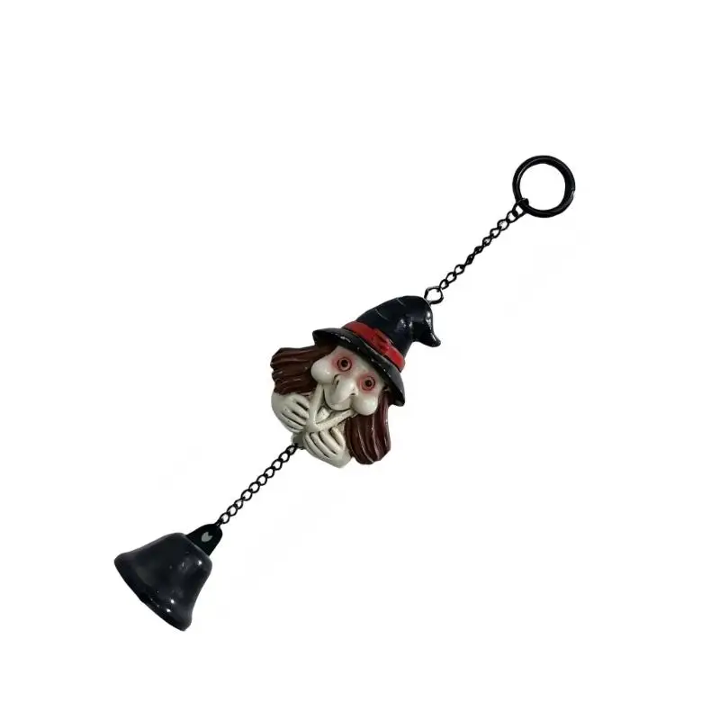 E8BD Halloween Hanging Decors Porch Plastic Accent for Seasonal Window Entryway Party Display with Suspended Chain Detail and