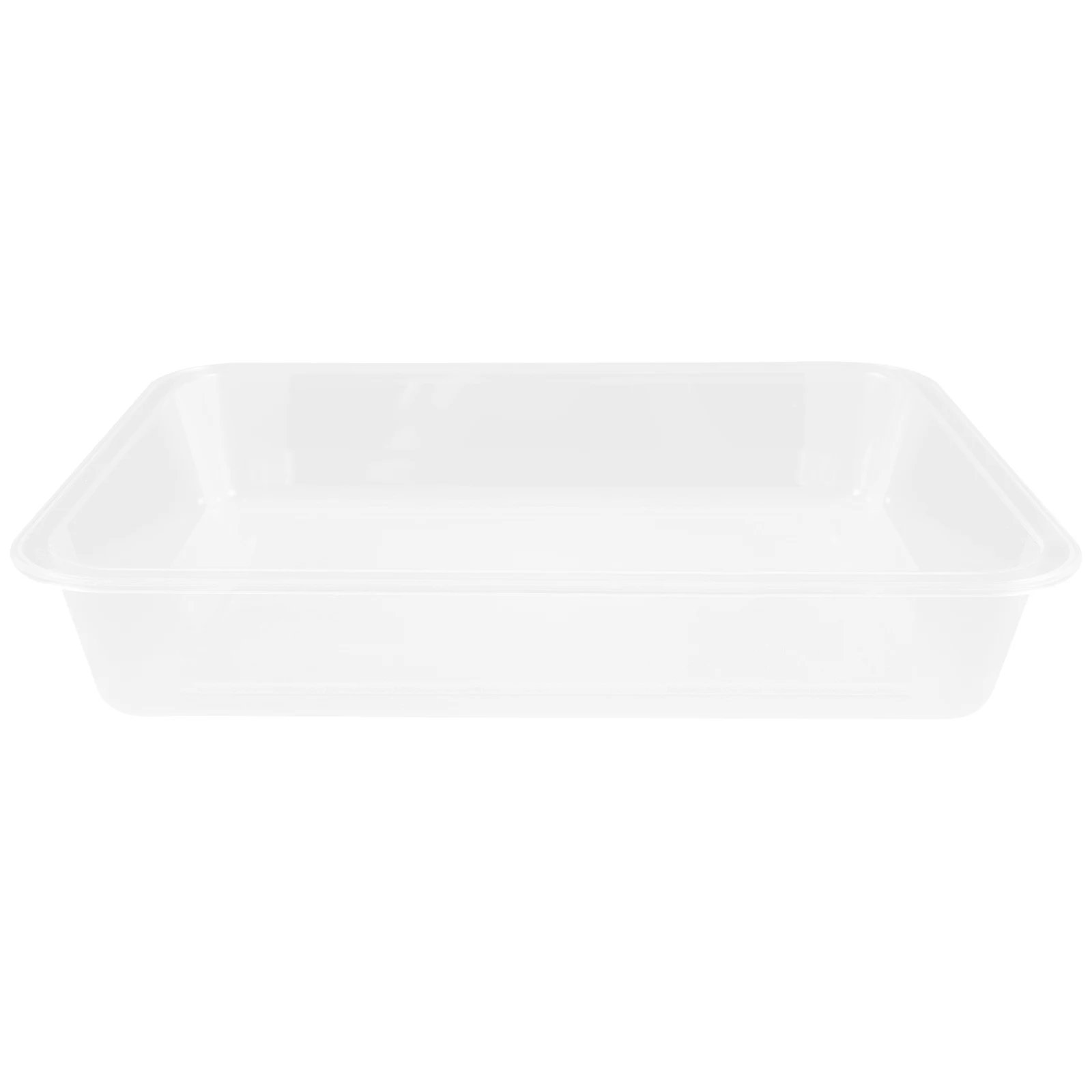 

Acrylic Tray Dish Clear Food Acrylic Serving Tray Serving Large Kitchen Counter Dessert Plate Smooth Safe Multi Functional