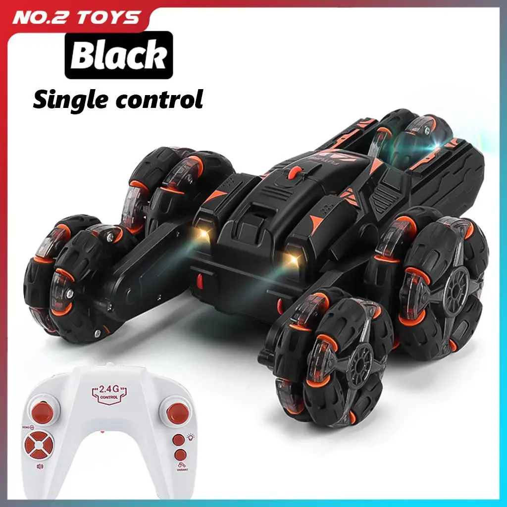 Nuovo 2.4G RC Stunt Car 360 orologio rotante controllo gestuale doppio controllo Drift Off-Road Car azioni Multiple modello di auto da corsa