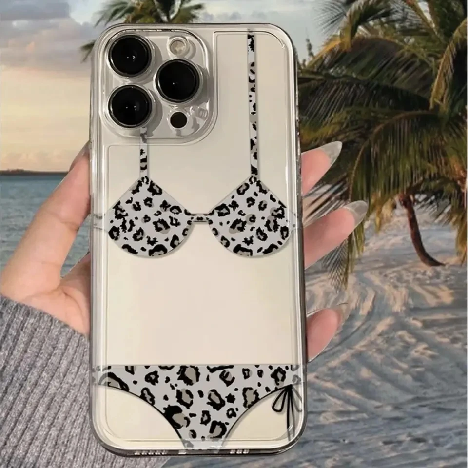 sexy Bikini phone case for iphone 15 pro max 14 plus 13 11 12 camera protective back cover for iphone xr xs x 7 8 se2