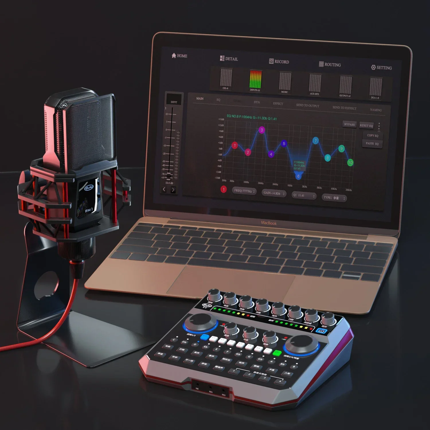 Scheda audio Xox K10 del produttore cinese di buona qualità 2025