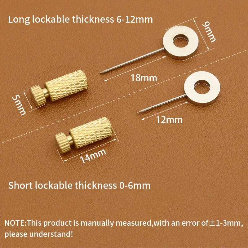 YOMDID 5/10pcs Leather Suture Positioning Needle DIY Leather Tool Stitching Fixed Positioner Durable Leather Sewing Accessories