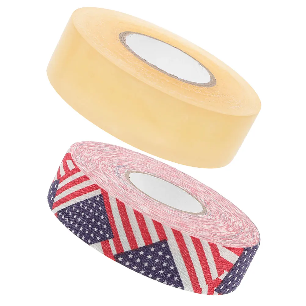 

2pcs 2 Rolls Hockey Stick Tape Durable PVC Hockey Tape Cotton Sports Equipment Grip Bat Wrist Protection hockey supplies