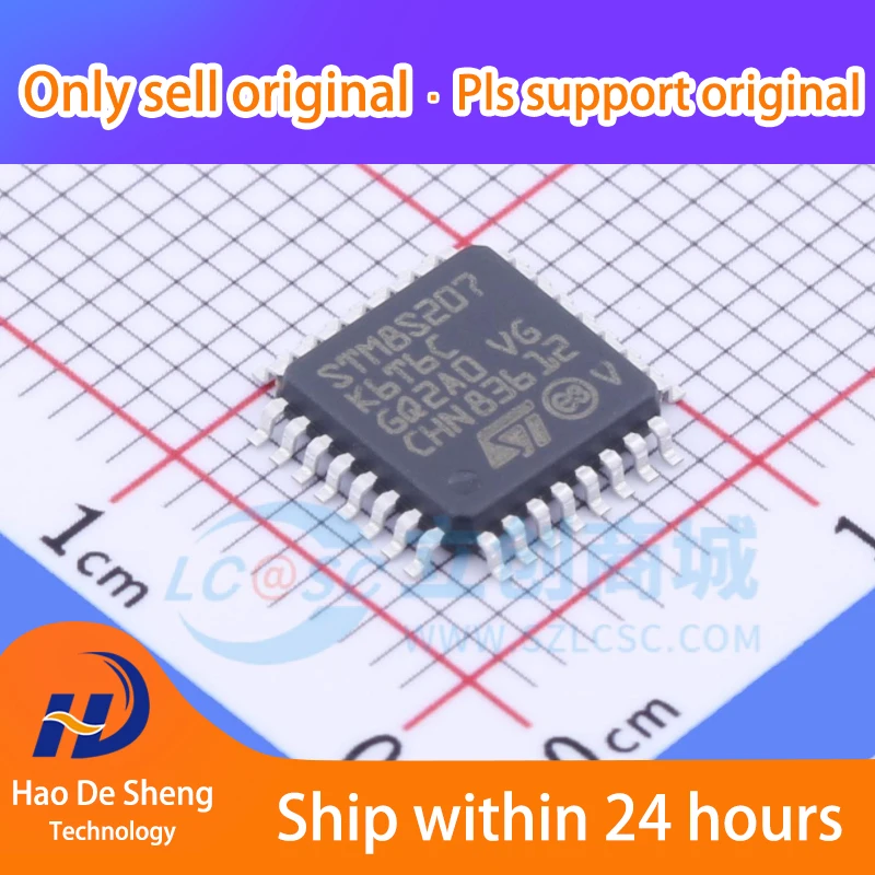 

10PCS/LOT STM8S207K6T6C LQFP32 New Original In Stock