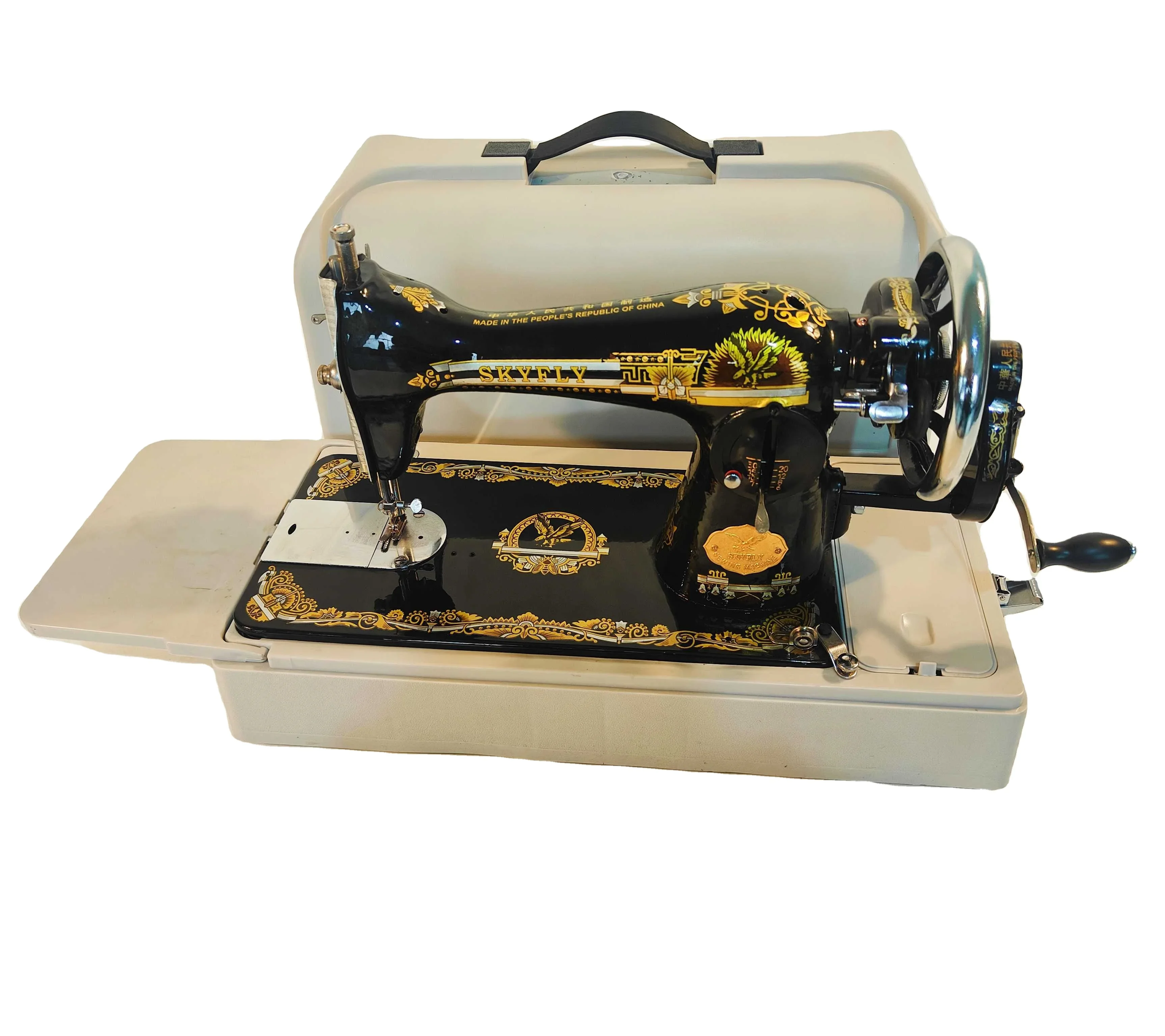 SKYFLY brand JA2-1 with plastic box and handle sewing cloth domestic embroidery sewing machine