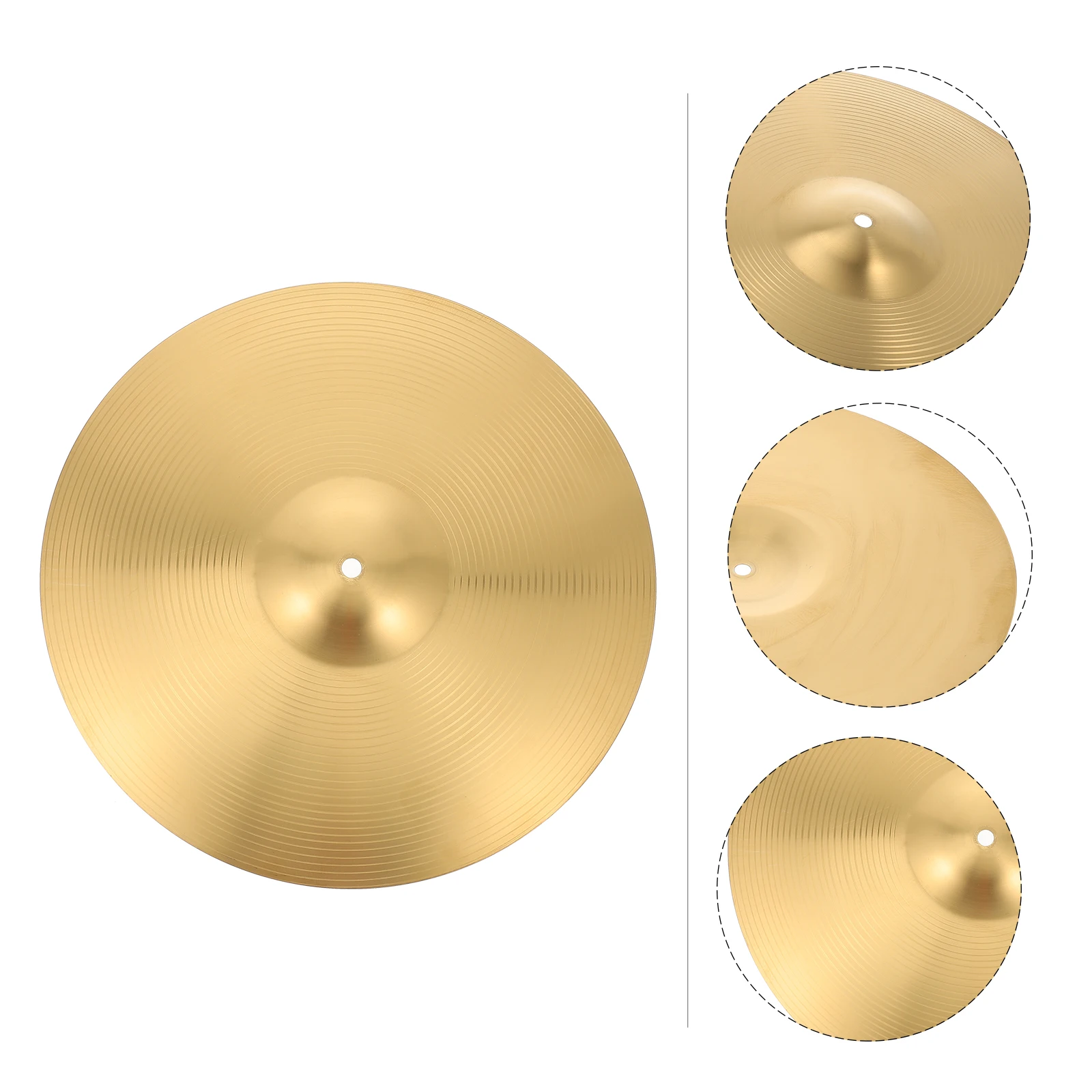 

Jazz Drum Cymbals Kit Accessories Metal Fitting Replacement Alloy Brass for Drums Accessory Part