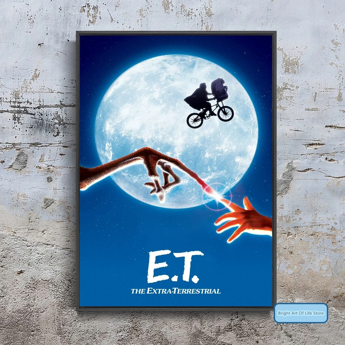 E.T. the Extra-Terrestrial Movie Poster Home Decoration Wall Painting (No Frame)