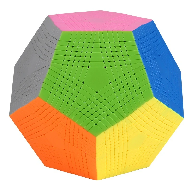 Tier 13 Five Rubik's Cube Black Sticker Smooth Advanced Five Rubik's Cube Dodecahedron Rubik's Cube Toy